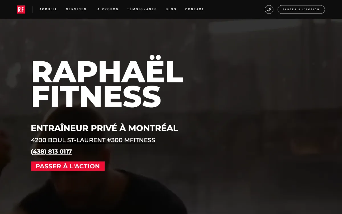 Capture : Raphaël Fitness